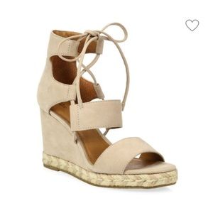 FRYE Roberta Ghillie Wedge Sandal